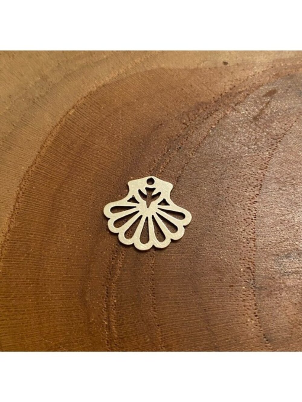 RETIRED James Avery Baptism or Confirmation Open Shell Charm, Sterling Silver